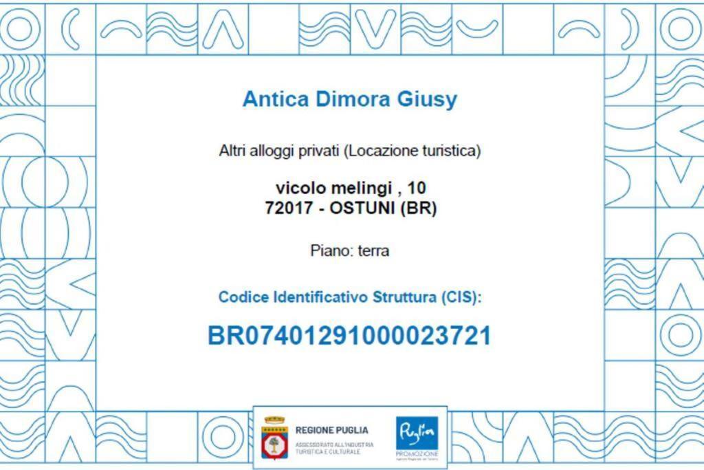 Antica Dimora Giusy Villa Ostuni Luaran gambar